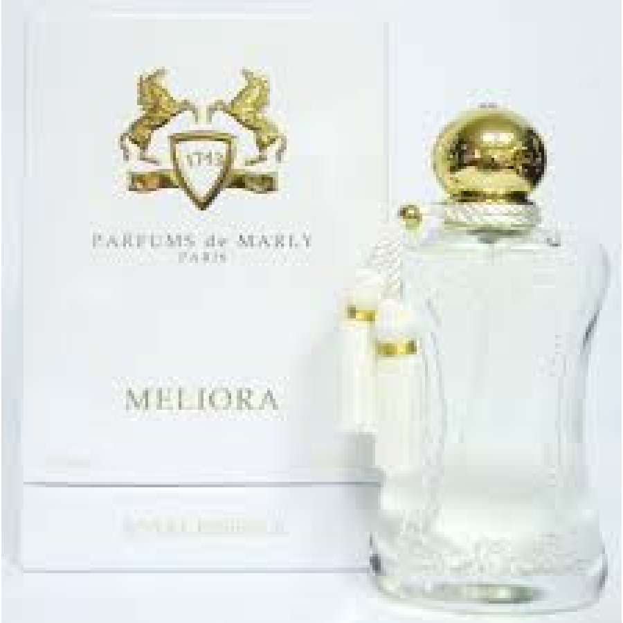 Де марли мелиора. Парфюм де Марли Мелора. Духи Meliora Parfums de Marly. Parfums de Marly Meliora жен парфюмерная вода 75мл. Parfum de Marly белый.